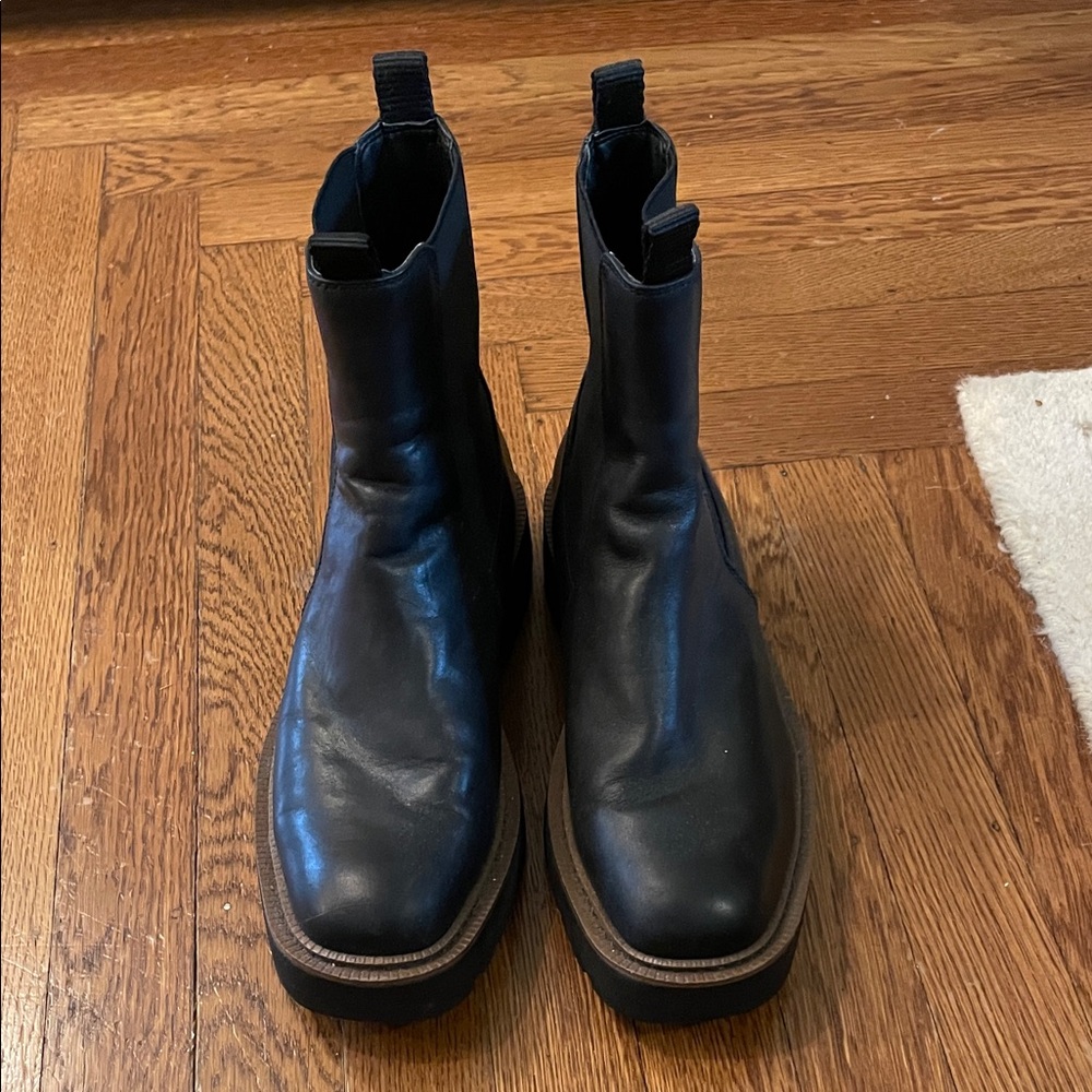 Sam Edelman Black Leather Boots